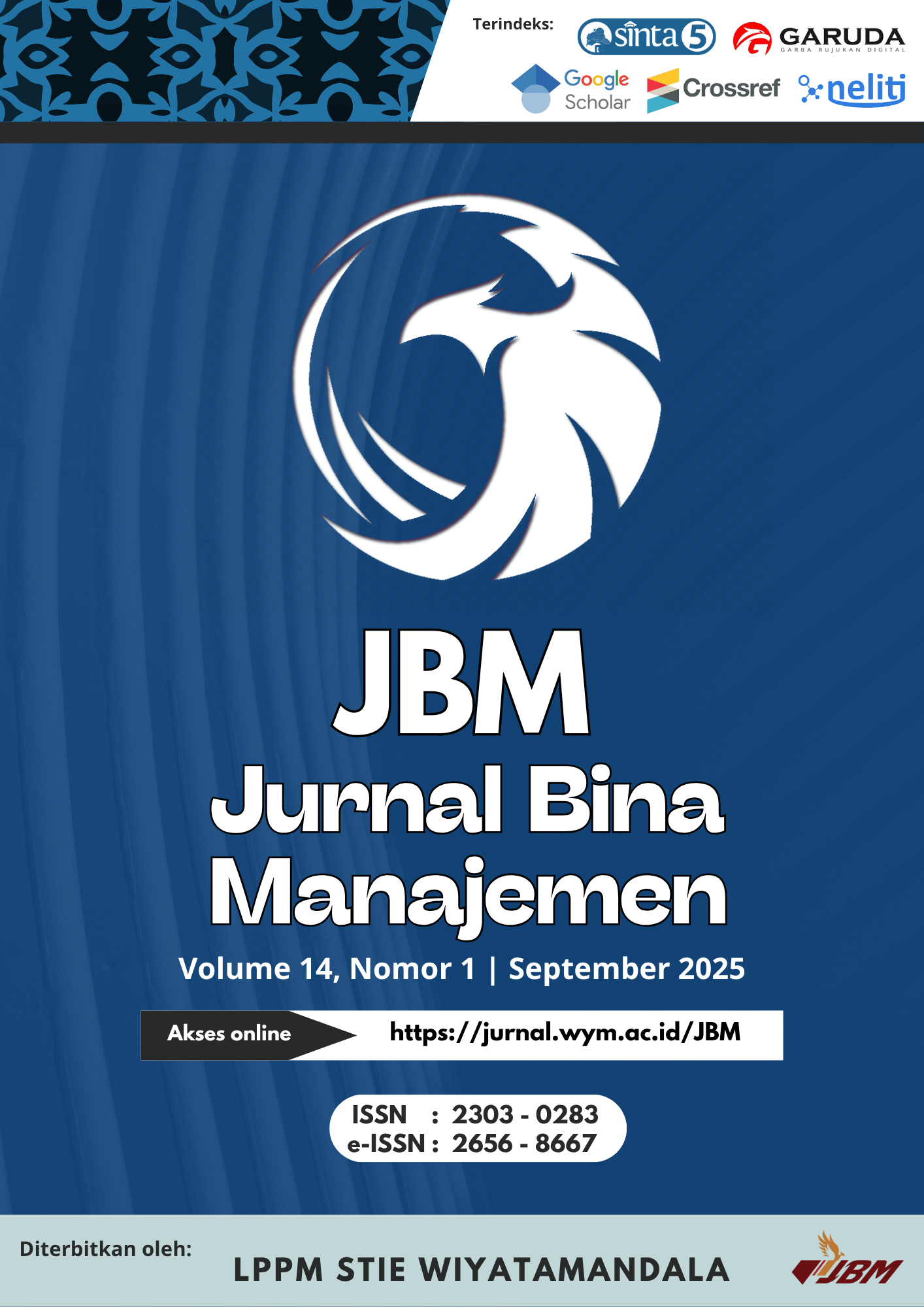 					View Vol. 14 No. 1 (2025): Jurnal Bina Manajemen Volume 14 Nomor 1 bulan September 2025
				
