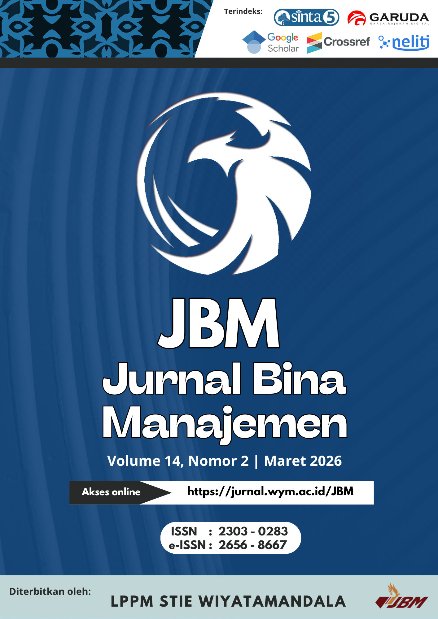 					View Vol. 14 No. 2 (2026): Jurnal Bina Manajemen Volume 14 Nomor 2 bulan Maret 2026
				