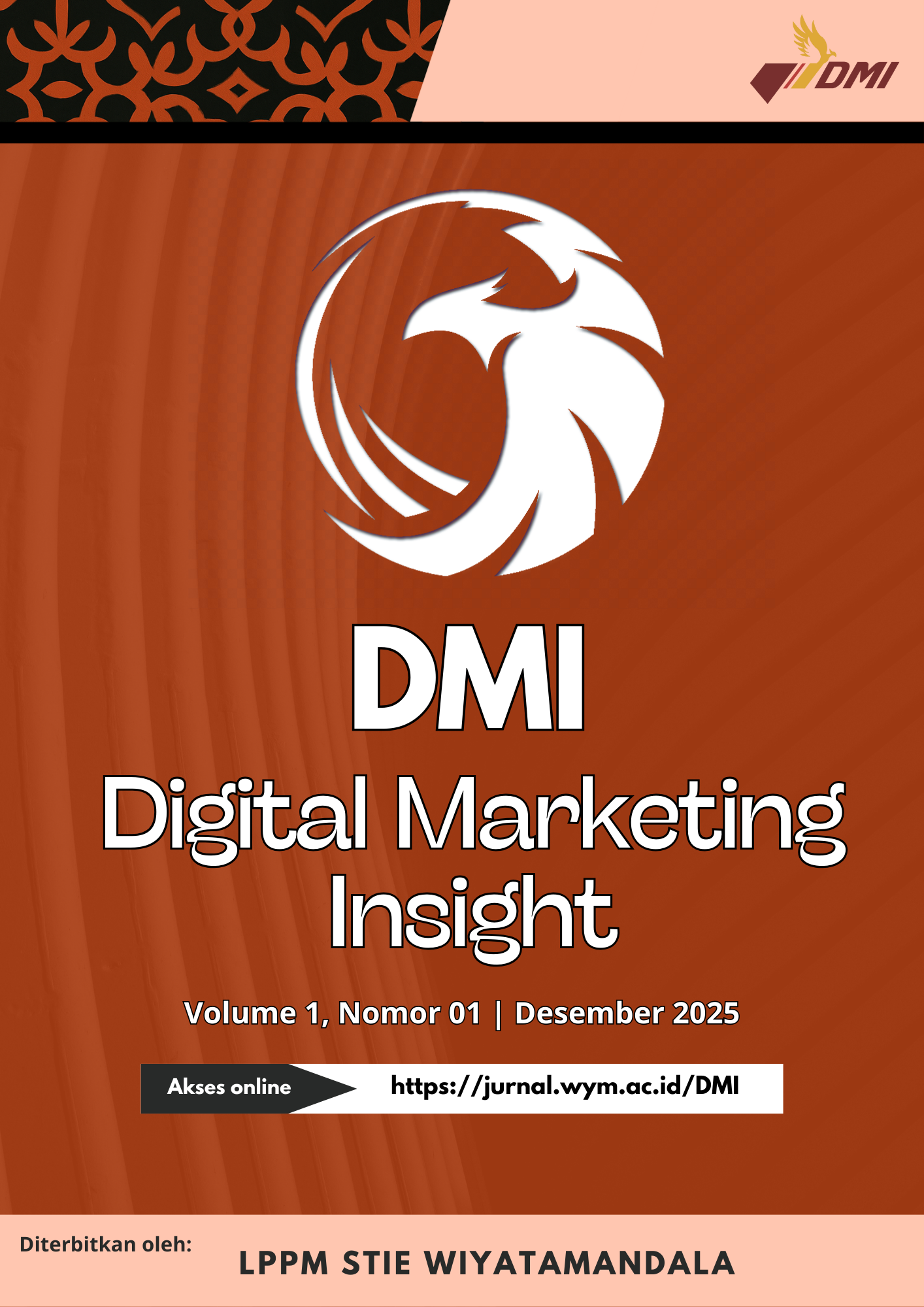 					View Vol. 1 No. 1 (2025): Digital Marketing Insight Volume 1 Nomor 1 bulan Desember 2025
				